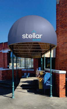 The exterior of Stellar's Stedman on Park location