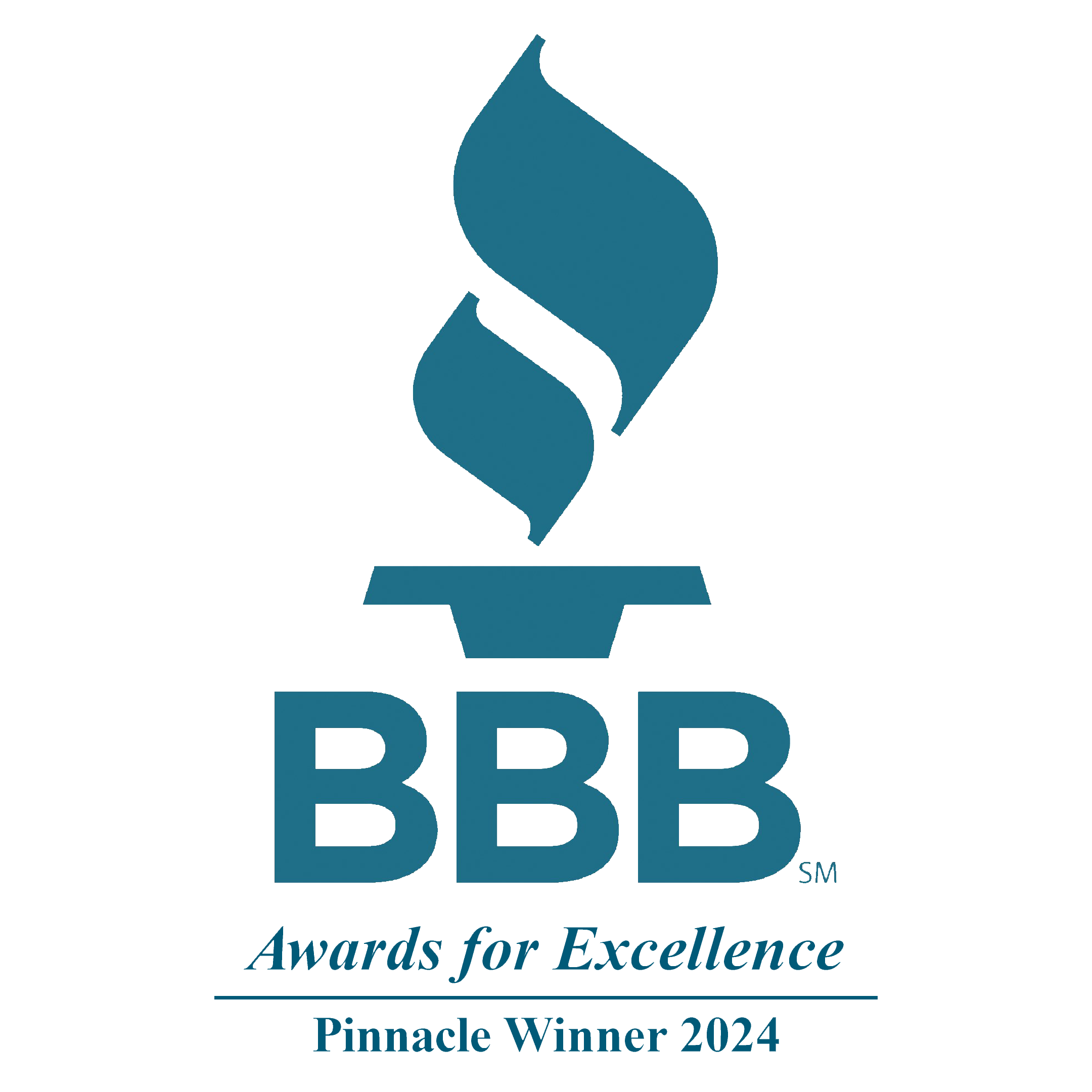 BBB 2024 Pinnacle Award logo