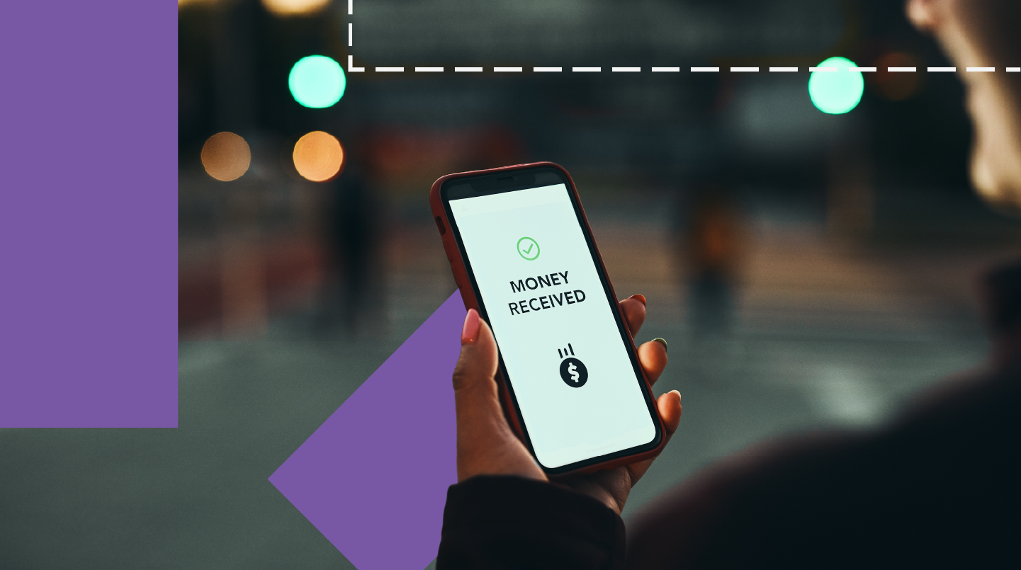 A person looking over bills